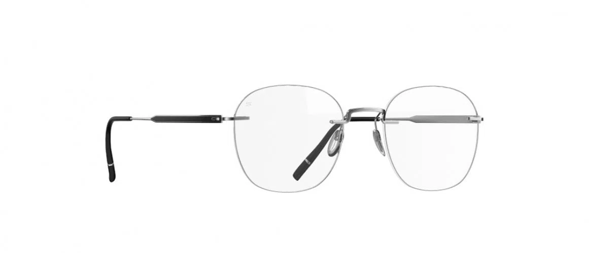 Silhouette The Visionary Demo Rimless 5586 Eyeglasses - view 3